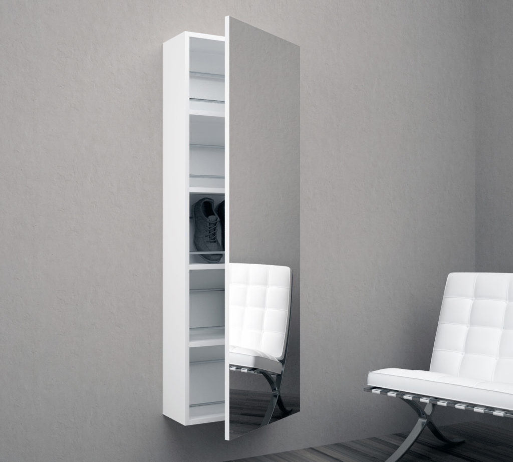 Scarpiera specchio: ordine, glamour e praticità